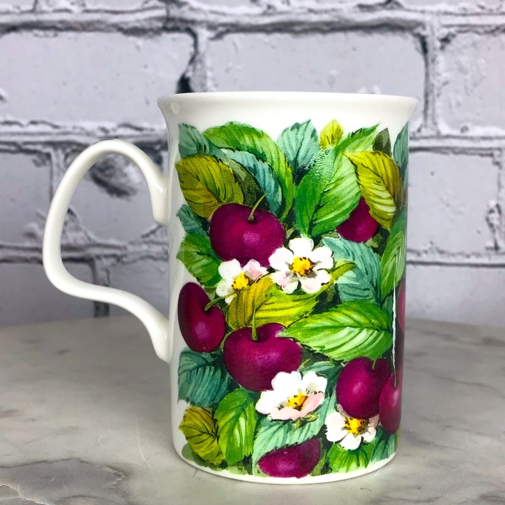 Elegance Fine Bone China Made In England 1996 Vintage Floral Tea Cup Coffee Mug